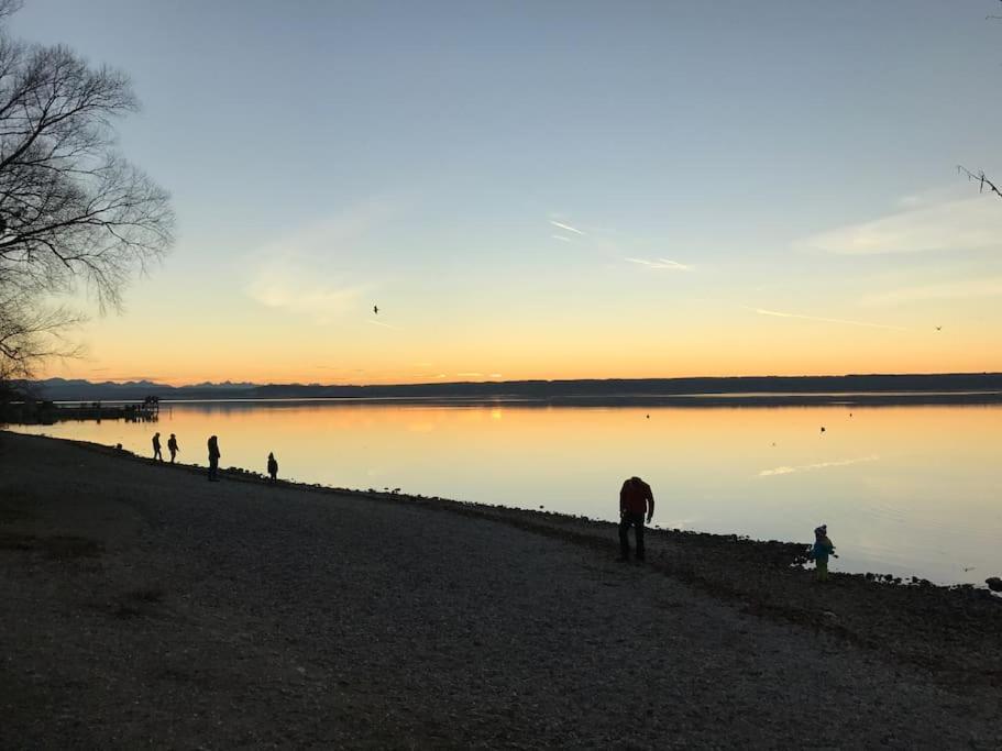 Grosse Wohnung Mit Dachterrasse In Starnberg Exteriör bild