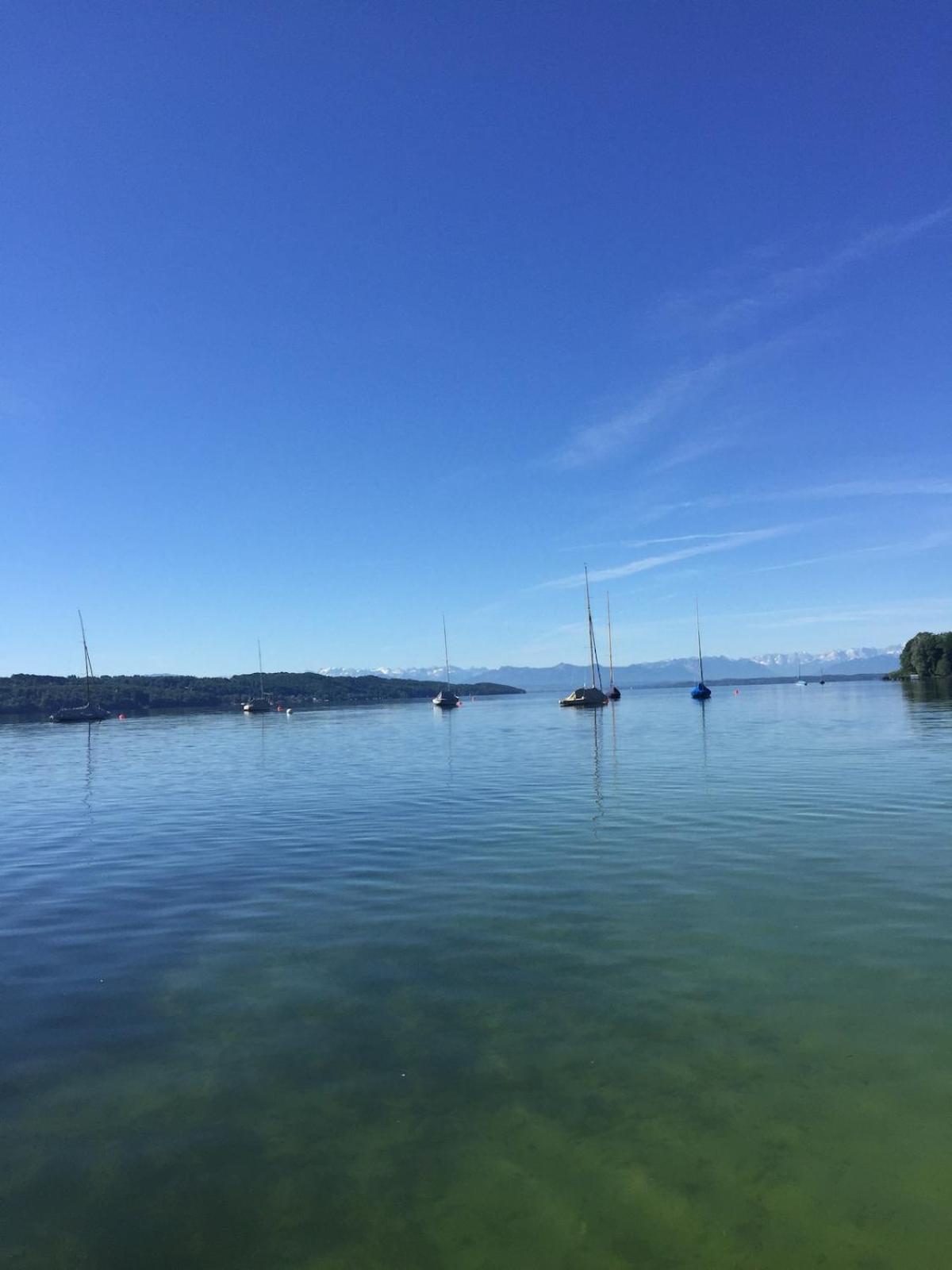 Grosse Wohnung Mit Dachterrasse In Starnberg Exteriör bild